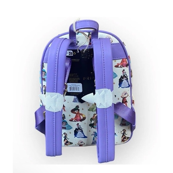Loungefly Disney Princesses Dress Mini Backpack Jasmine Mulan Aurora Moana NEW - Picture 11 of 15